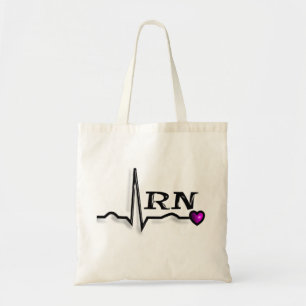 Entwurf der Krankenschwester-"RN" der Geschenk-QRS Tragetasche