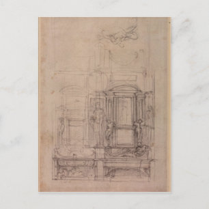 Entwurf der Medici-Kapelle Postkarte