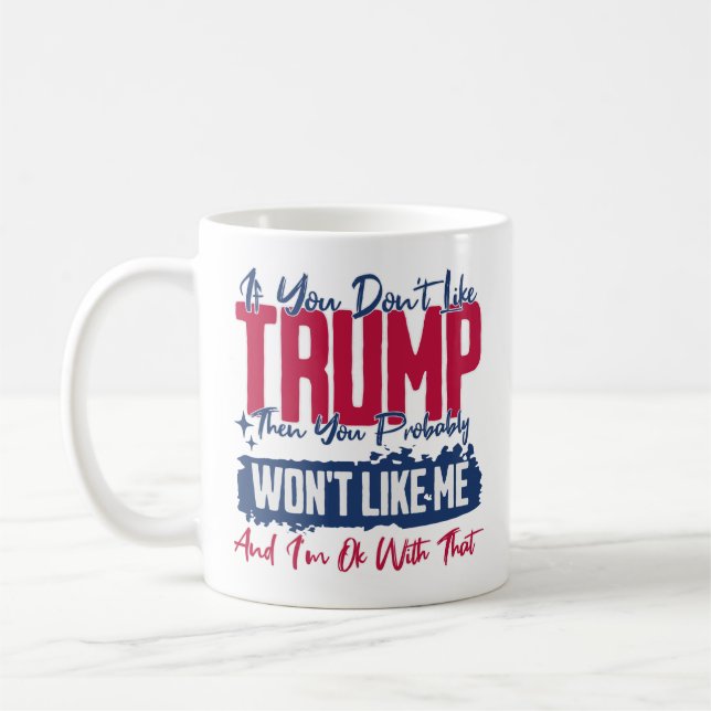 Entwurf der Präsidentschaftswahl 2024 Kaffeetasse (Links)