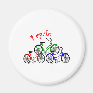 Entwurf der Radfahrer-Geschenke (Radfahren) Magnet