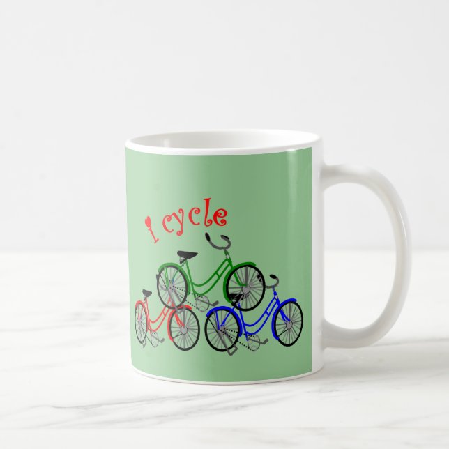 Entwurf der Radfahrer-Geschenke (Radfahren) Tasse (Rechts)