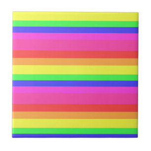 Entwurf der Rainbow Color Spectrum Strips Fliese