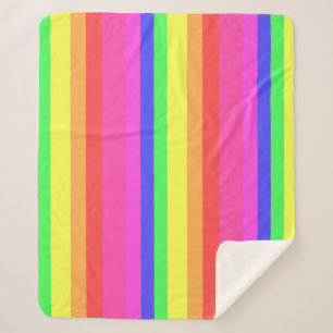 Entwurf der Rainbow Color Spectrum Strips Sherpadecke