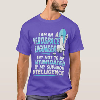 Entwurf der Raketenwissenschaft für einen Luftfahr T-Shirt