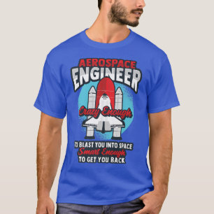 Entwurf der Raketenwissenschaft für einen Luftfahr T-Shirt