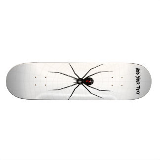 Entwurf der schwarzen Witwe Skateboard