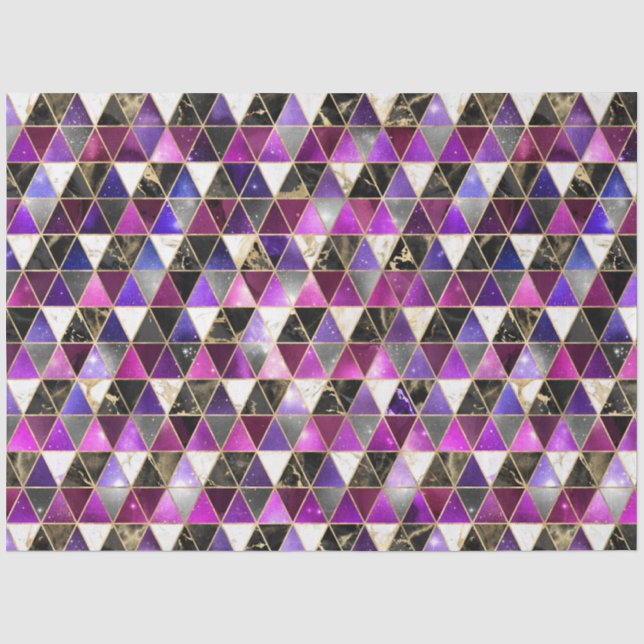 Entwurf der Serie Isometric Galaxy 1 Seidenpapier (Vorderseite)