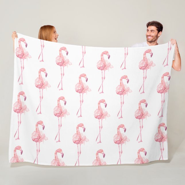 Entwurf der Serie "Tender Flamingo" 2 Fleecedecke (Beispiel)
