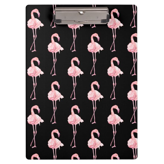 Entwurf der Serie "Tender Flamingo" 2 Klemmbrett (Vorderseite)