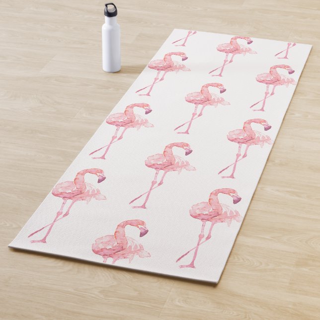 Entwurf der Serie "Tender Flamingo" 2 Yogamatte (Beispiel)
