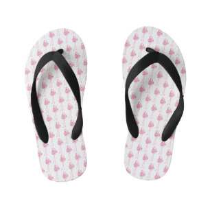 Entwurf der Serie "Tender Flamingo" 3 Kinderbadesandalen