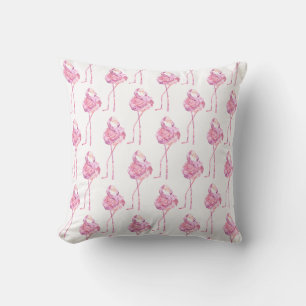 Entwurf der Serie "Tender Flamingo" 3 Kissen