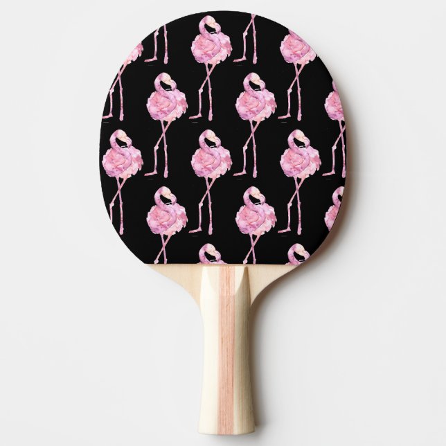 Entwurf der Serie "Tender Flamingo" 3 Tischtennis Schläger (Vorderseite)