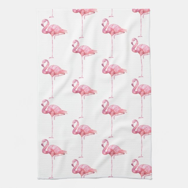 Entwurf der Serie "Zender Flamingo" 1 Geschirrtuch (Vertikal)