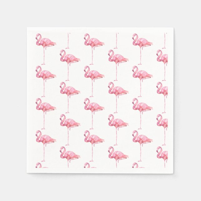 Entwurf der Serie "Zender Flamingo" 1 Serviette (Vorderseite)