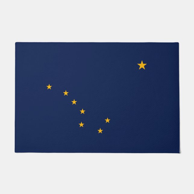 Entwurf der Staatsflagge Alaska Fußmatte (Vorderseite)