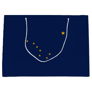 Entwurf der Staatsflagge Alaska Große Geschenktüte