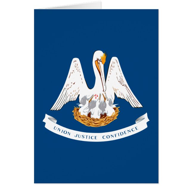 Entwurf der Staatsflagge in Louisiana (Vorne)