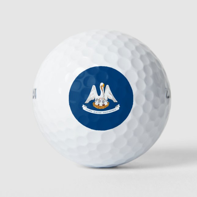Entwurf der Staatsflagge in Louisiana Golfball (Vorderseite)