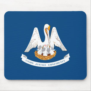 Entwurf der Staatsflagge in Louisiana Mousepad