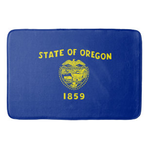 Entwurf der Staatsflagge in Oregon Badematte