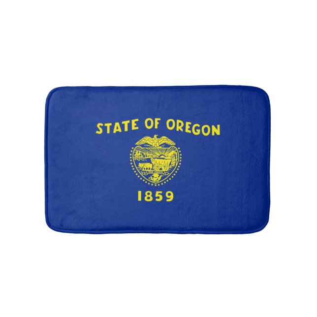 Entwurf der Staatsflagge in Oregon Badematte (Vorderseite)