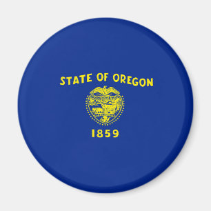 Entwurf der Staatsflagge in Oregon Magnet