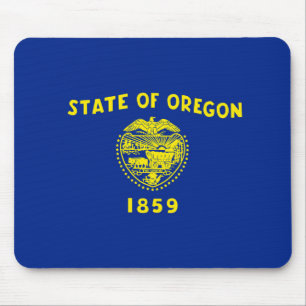 Entwurf der Staatsflagge in Oregon Mousepad