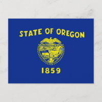 Entwurf der Staatsflagge in Oregon