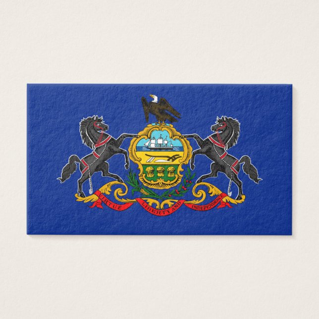 Entwurf der Staatsflagge Pennsylvania (Vorderseite)