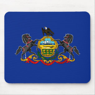 Entwurf der Staatsflagge Pennsylvania Mousepad