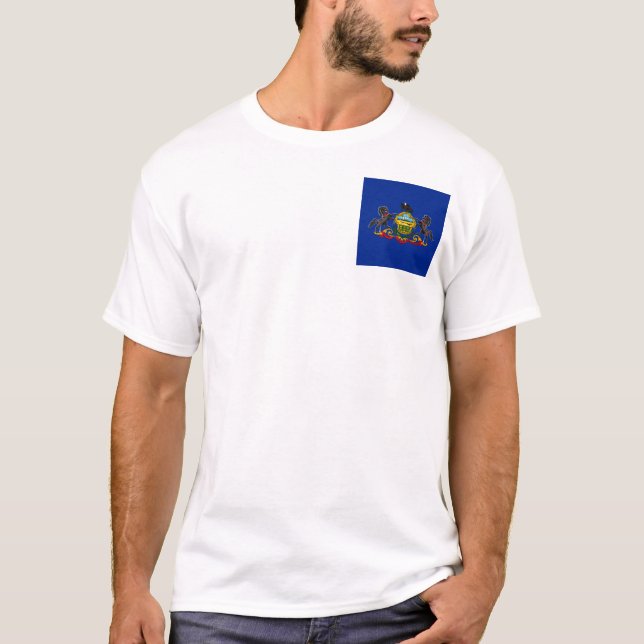 Entwurf der Staatsflagge Pennsylvania T-Shirt (Vorderseite)