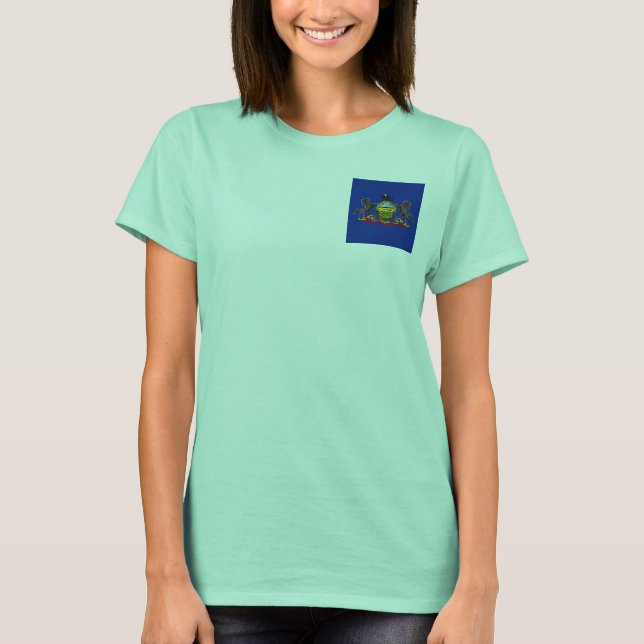 Entwurf der Staatsflagge Pennsylvania T-Shirt (Vorderseite)