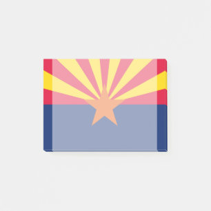 Entwurf der Staatsflagge von Arizona Post-it Klebezettel