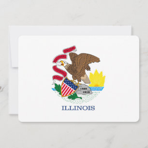 Entwurf der Staatsflagge von Illinois