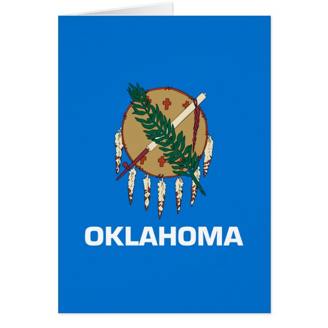 Entwurf der Staatsflagge von Oklahoma (Vorne)