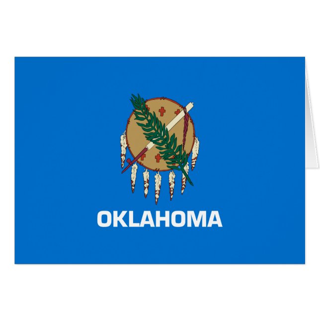 Entwurf der Staatsflagge von Oklahoma (Vorderseite (Horizontal))