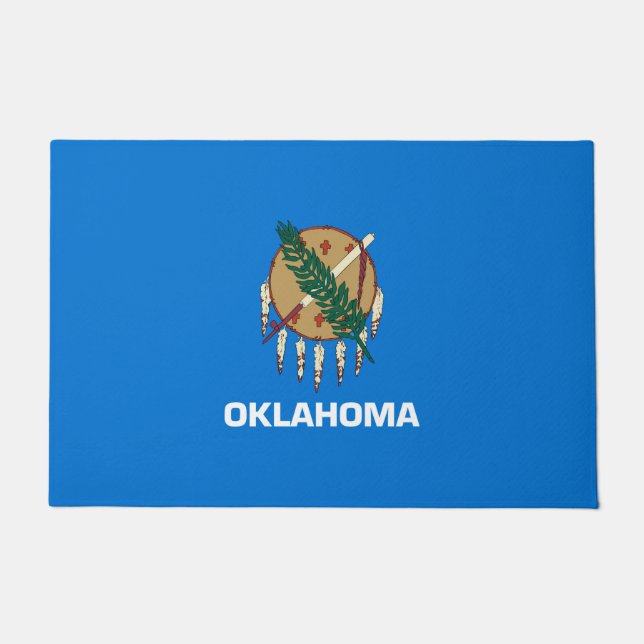 Entwurf der Staatsflagge von Oklahoma Fußmatte (Vorderseite)