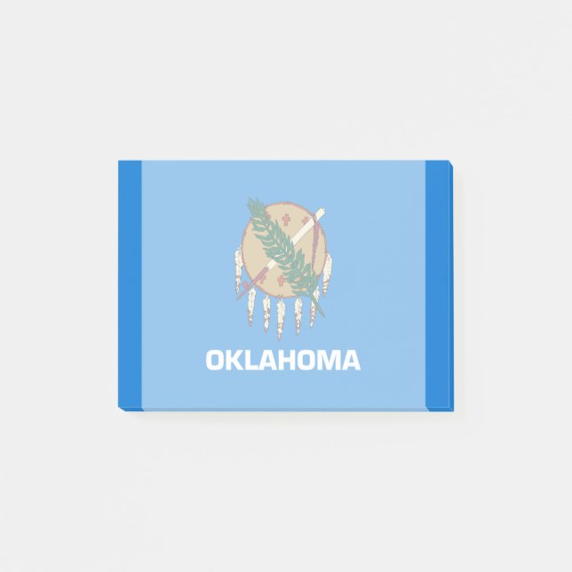 Entwurf der Staatsflagge von Oklahoma Post-it Klebezettel (Vorderseite)