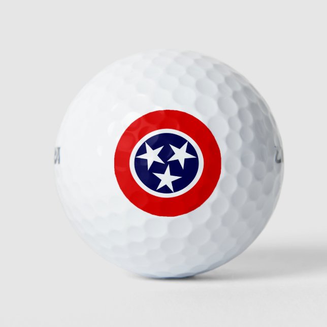Entwurf der TENNESSEE-Flagge - Golfball (Vorderseite)