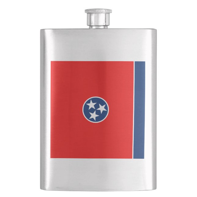 Entwurf der Tennessee-Staatsflagge Flachmann (Vorderseite)