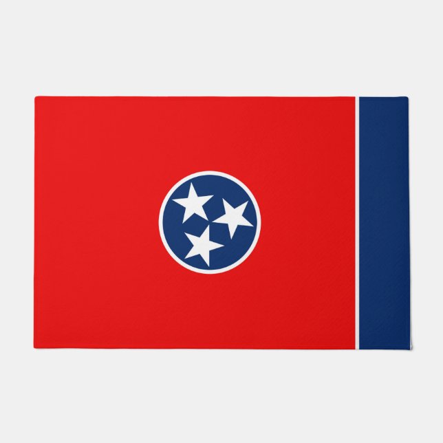 Entwurf der Tennessee-Staatsflagge Fußmatte (Vorderseite)