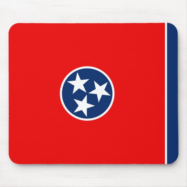 Entwurf der Tennessee-Staatsflagge Mousepad (Vorne)