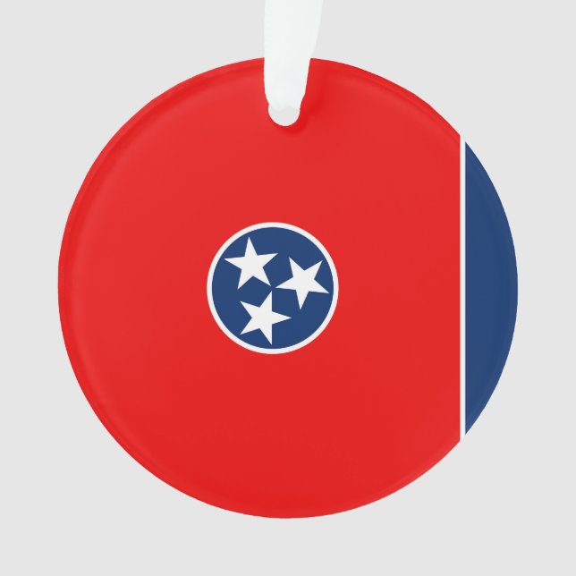 Entwurf der Tennessee-Staatsflagge Ornament (Vorderseite)