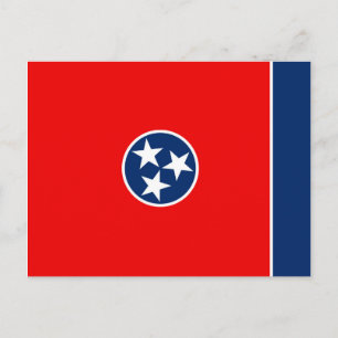 Entwurf der Tennessee-Staatsflagge Postkarte