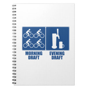 Entwurf des Abends Notizblock