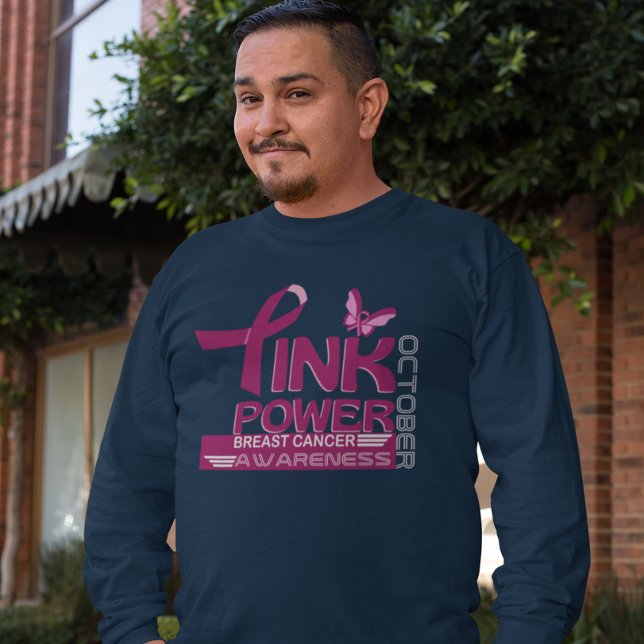 Entwurf des Bewusstseins für den rosa Power-Brustk T-Shirt (Von Creator hochgeladen)