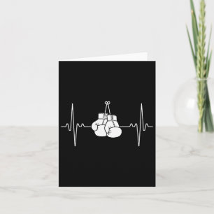 Entwurf des Boxen-Heartbeat-Line-Satzes 1 Karte