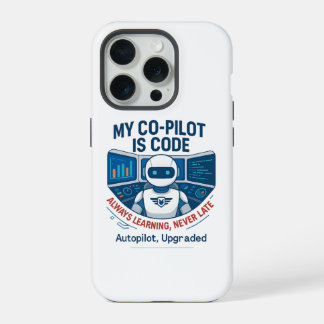 Entwurf des Co-Pilot-Codes für künstliche Intellig iPhone 15 Pro Hülle