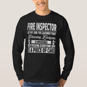 Entwurf des Feuerinspektors T-Shirt